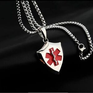 Medical Alert Pendant Necklace
